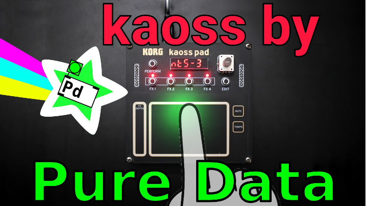 User Units and Pure Data Patches for NTS-3 kaoss pad